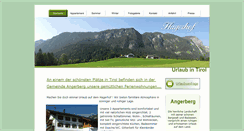 Desktop Screenshot of hagerhof.info